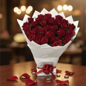 باقة روز كلاسيك أحمر