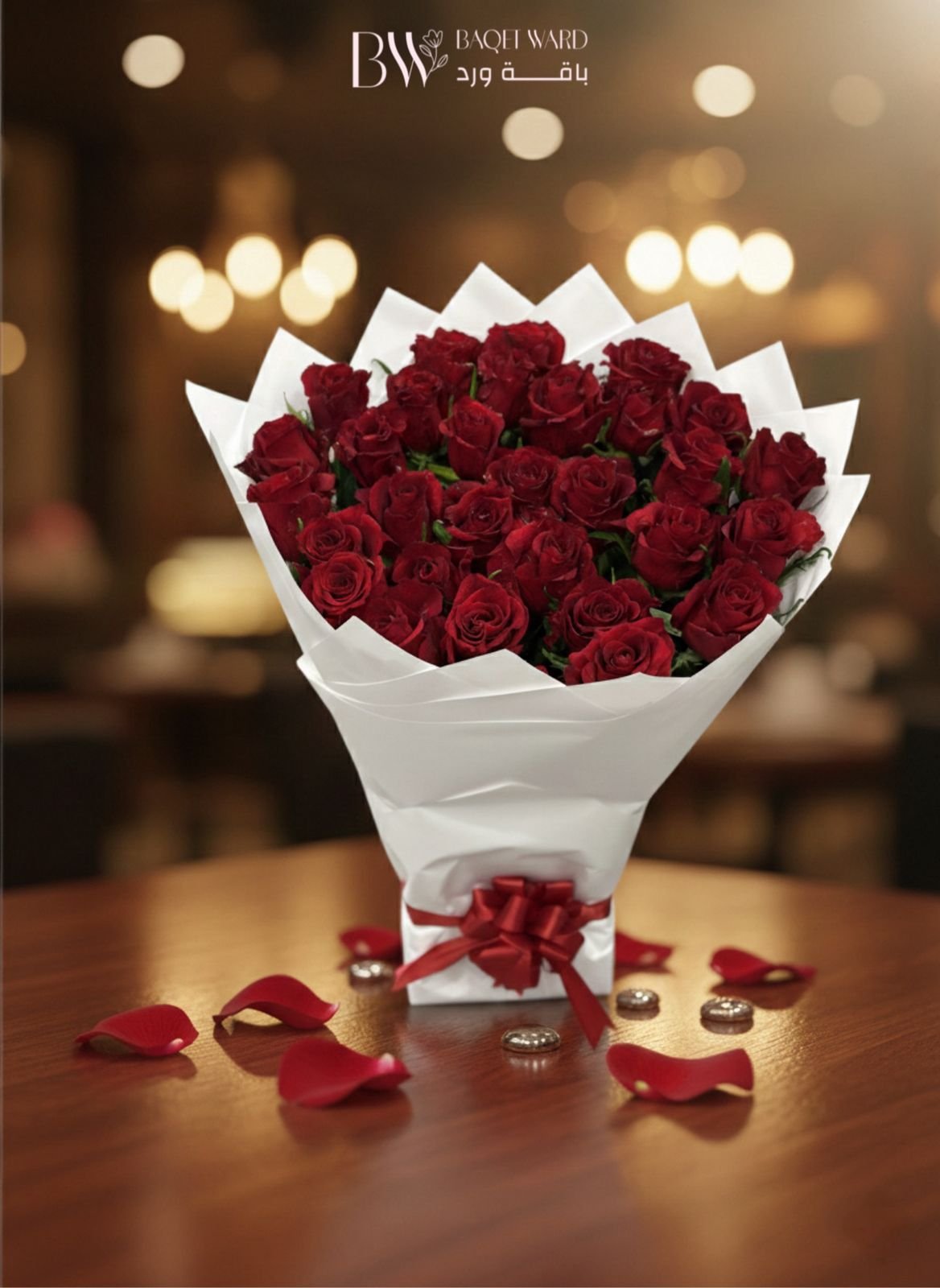 باقة روز كلاسيك أحمر