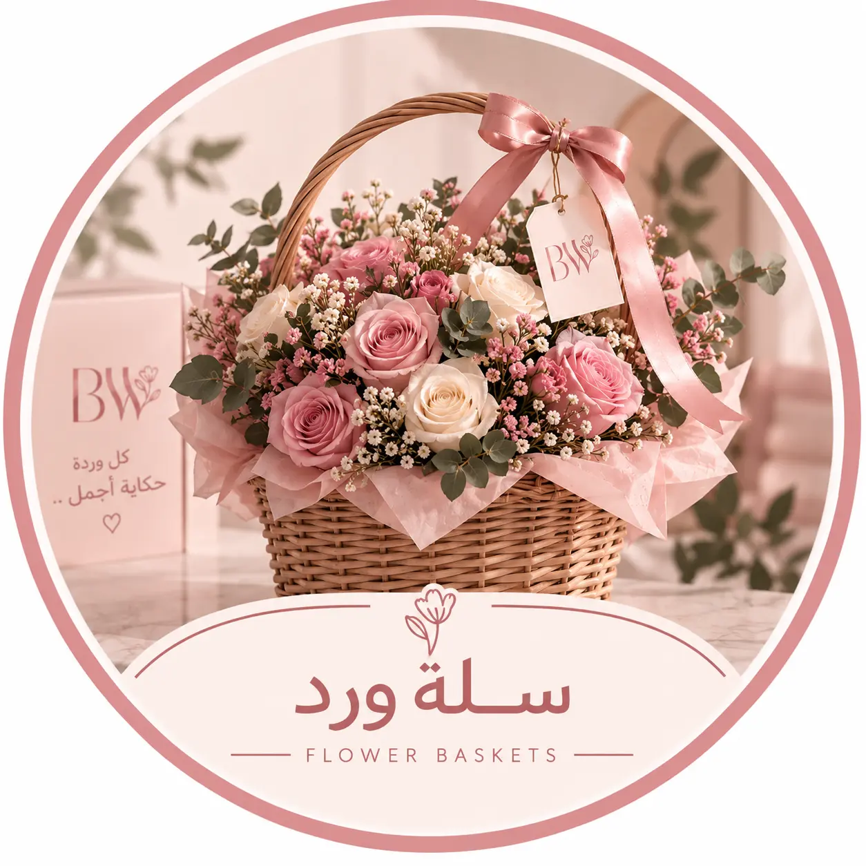 سلة ورد باقة ورد جدة